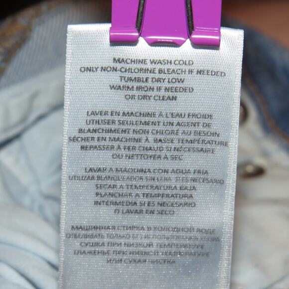 Re/Done Originals Light Wash Denim 90’s High Rise Skinny Ankle Crop Jeans - Picture 13 of 13